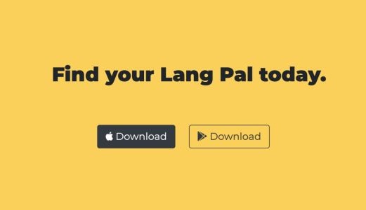 Lang Pal - Landing Page